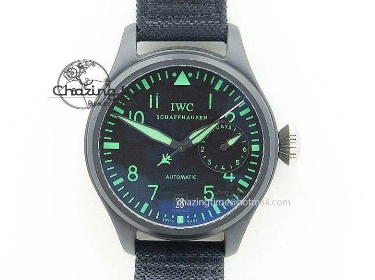 MIROTIME 0104 Big Pilot “Markus Buhler” IW5003 Turbine Movement On Black Strap A Unique 7378